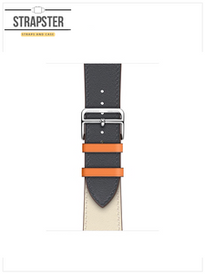 Black & beige Leather Loop