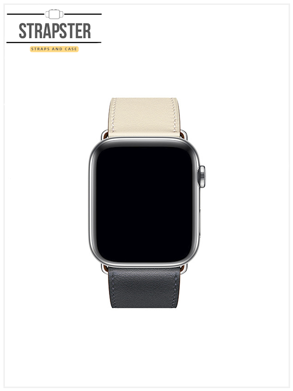 Black & beige Leather Loop