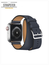 Load image into Gallery viewer, Indigo Leather Strap