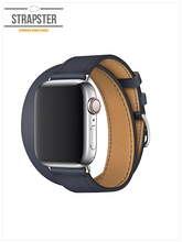 Load image into Gallery viewer, Indigo Leather Strap