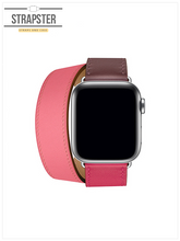 Load image into Gallery viewer, Pink &amp; purple Leather Strap