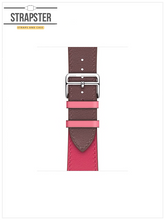 Load image into Gallery viewer, Pink &amp; Purple Leather Loop