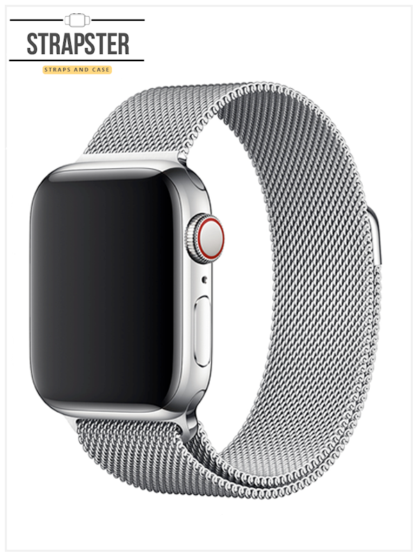 Pulsera Milanese Loop en color plata - Strapster