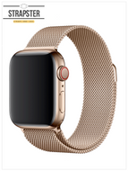 Pulsera Milanese Loop en color dorado - Strapster